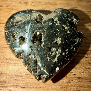 Pyrite Druzy Heart ❤️